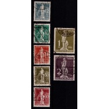 1949 - Berlin - AFA 35-41 - Frimærke - Stemplet.